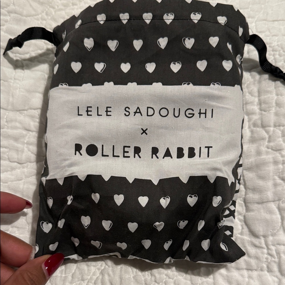 Lele Sadoughi x Roller Rabbit Heart Headband